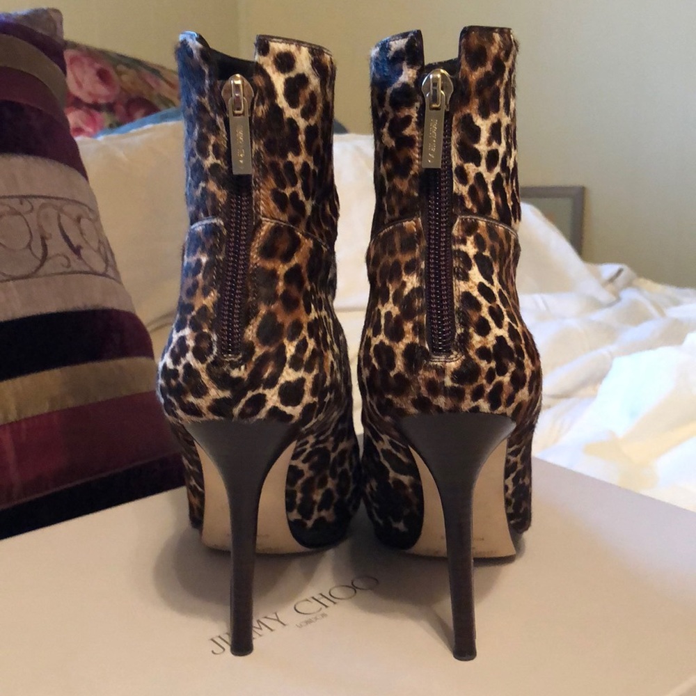 Jimmy Choo calf hair booties - Picture 2 of 8
